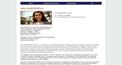 Desktop Screenshot of ana-valenzuela.com